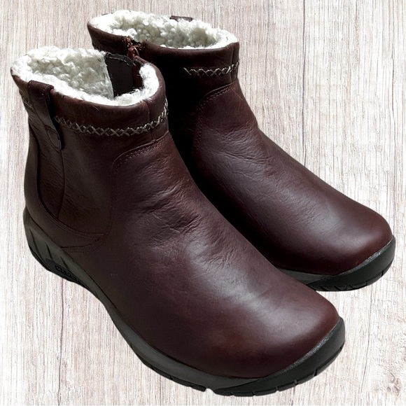 Merrell Womens Size 10 Encore 4 Waterproof Bluff Zip Polar Sable Winter Boots - Picture 6 of 12